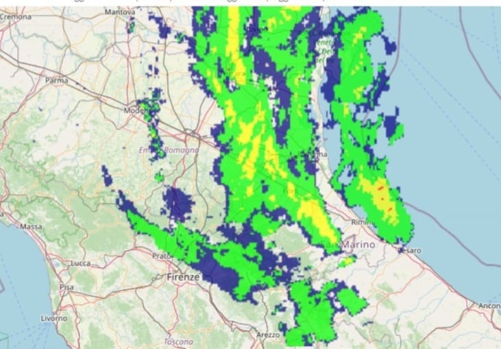 Maltempo: segnalata caduta di alberi nei Comuni della Valconca - Il bilancio degli interventi