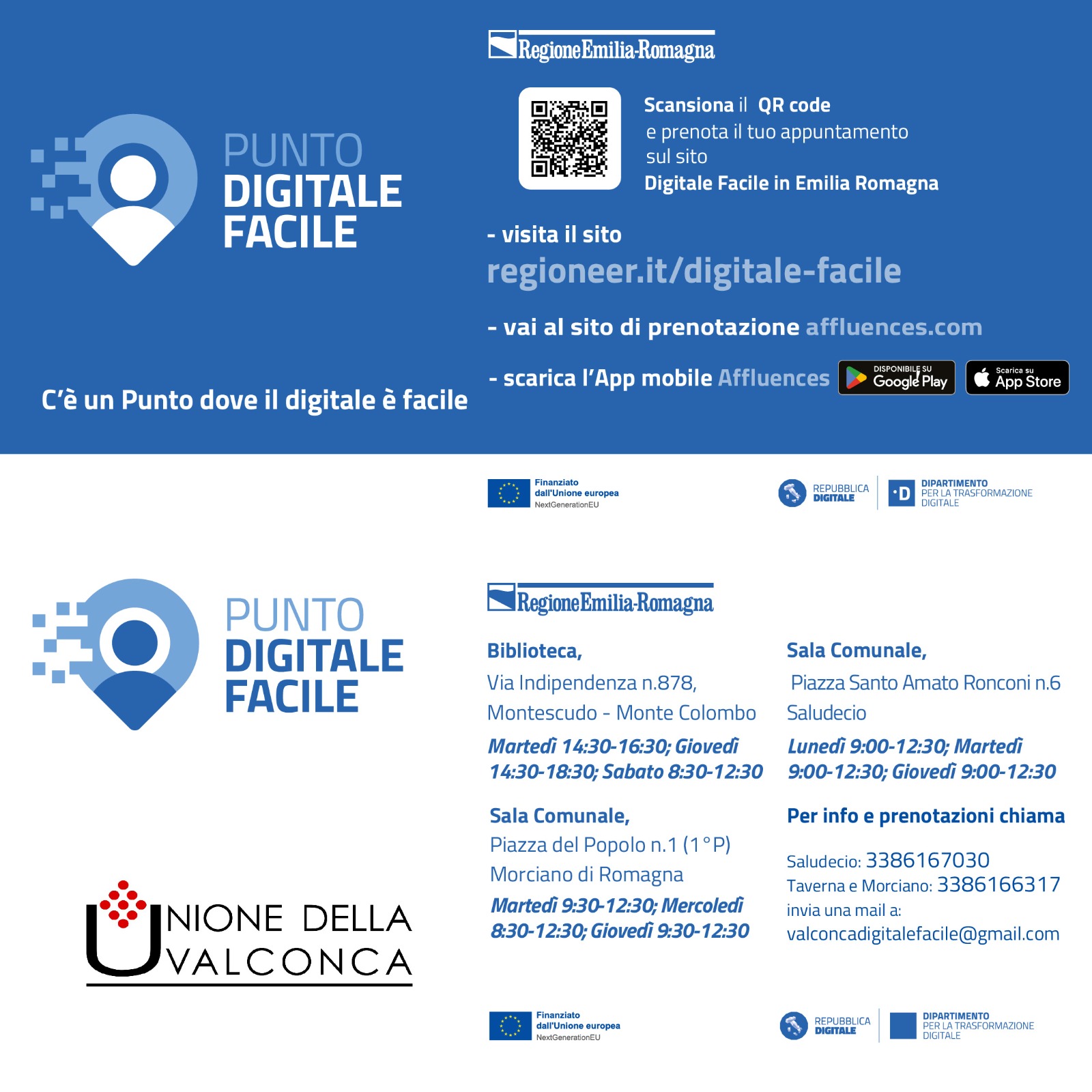 C’è un Punto dove il digitale è facile: al via in Valconca l'attività dei tre sportelli
