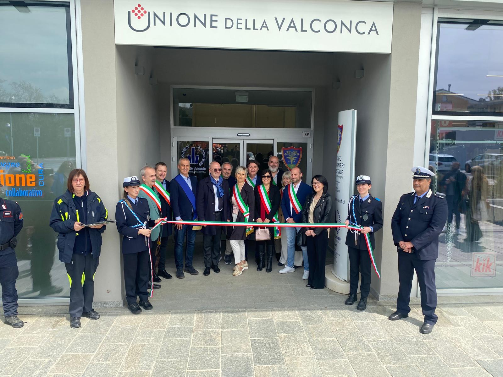 Inaugurata ufficialmente la nuova sede dell'Unione dei Comuni della Valconca