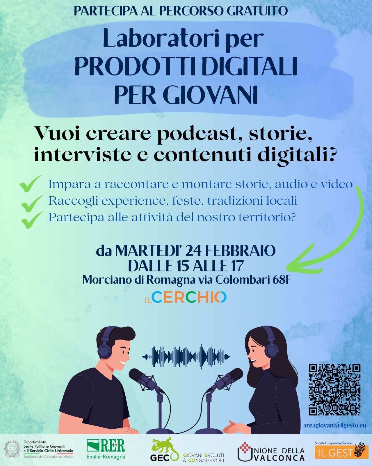 ValconcaRacconta – Giovani, podcast e tradizioni: al via i laboratori gratuiti di narrazione digitale